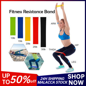 Fitness Resistance Bands Yoga Pilates Sport Training Rubber Elastic Band Hip Circle Exercise Loop Gym Equipment 5 Level