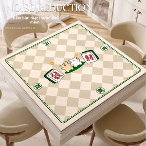 XXM | Cute Thick Non-slip Silent Square Mahjong Mat
