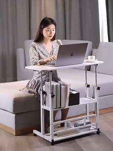 【SG Seller】Study Table Bedside Table Movable Lifting Table Bedroom Household Simple Desk Student Dormitory Study Table Computer Desk#074