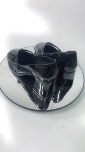 Giày cao gót đế vuông quai ngọc thời trang 7cm FAROSA - C24 chất da bóng cực sang chảnh