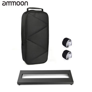 Phơ Đàn Ghita Kích Thước Nhỏ Bàn Đạp Hợp Kim Nhôm Pedalboard 15 × 4.9 Inch Với Túi Mang Đồ