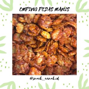 SNACK KILOAN EMPING MELINJO PEDAS MANIS 250 GRAM | CEMILAN MURAH MAKASSAR