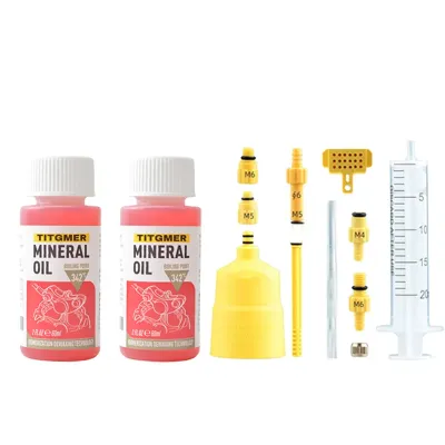 1/2/3/4/5/6PC 60ML Bicycle Brake Mineral Oil System Fluid Cycling Mountain Bikes Hydraulic Disc Brake Oil Fluid