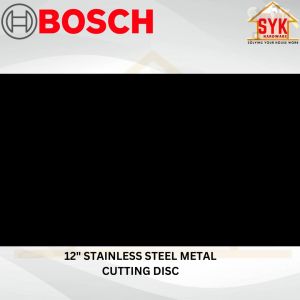 SYK Bosch 12" Stainless Steel Metal Cutting Disc Mata Potong Besi Cutting Wheel For Angle Grinder - 2608600276