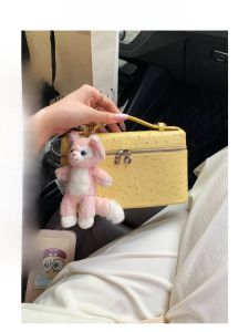 Modern Neutral Style Chicken Yellow Ostrich Pattern Lunch Box Bag Womens Handbag Shoulder Bag Crossbody Small Square Bag
