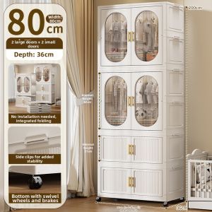 ZHUOLESHI | Foldable No-Installation Storage Cabinet For Children