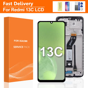 6.74"High quality For Xiaomi Redmi 13C LCD Display With Touch Screen Digitizer Assembly Replacement For Redmi 13c 23100RN82L LCD