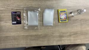 Bandai | 100pcs Transparent Card Sleeves fit for Playing Games TCG Protector Pokmones Cards Folder Yugioh sports photo Case Holder Toy
