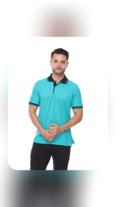 Polo Shirt Polos Lengan Pendek Esperanza - KMB Hijau Tosca