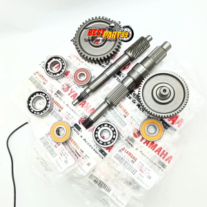 Paket gigi rasio set lengkap + bearing B65 untuk motor AEROX OLD AEROX X NEW NMAX NEW LEXI 125. YGP berkualitas original asli ori dan tahan lama