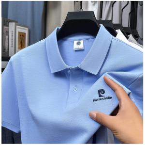 Pierre Cardin Mens 100% Cotton Short Sleeve Polo Shirt Casual Summer Business High End No Ironing Fashionable Urban Style