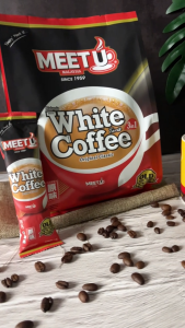 MEET U White Coffee 3 in 1 | Kopi Putih 3 dalam 1 Pracampur Segera(12s x 38g) HALAL