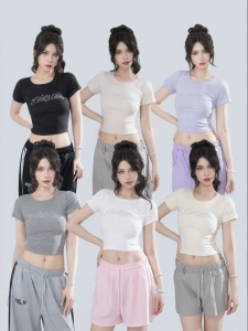 Light Sheer Slim Fit Short Sleeve Womens T-Shirt