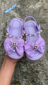 Sandal Anak Perempuan Platform Tali Silang Jelly Import Empuk Fashion Slip On Korean