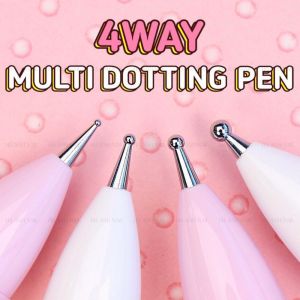 Bút Chấm Tạo Kiểu Móng Tay Nghệ Thuật 4 Way Multi Dotting Pen Tạo nhiều kiểu thiết kế móng tay phong cách hàn