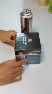 Mini Gas Stove Portable Camping Picninc Burner It is safer to bring your own hose