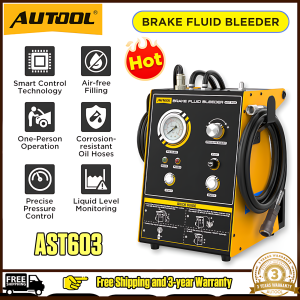AUTOOL AST603 Car Brake Oil Exchanger Car Pulsating Brake Oil Changer Pulse Vacuum Transfer Pump Clean The Pipeline 220V 110V Car Brake Fast Extractor For Vehicles