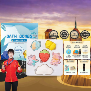 NARBERRY | Rainbow Bubble Producing Bath Bomb for Kids
