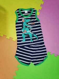 KIDS COTTON TERNO SANDO & SHORTS 100% COTTON  FABRIC CHILDREN TODDLERS BOYS
