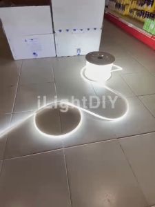 PLUG & PLAY AC 220V-240V COB LED STRIP LIGHT 320LED/M 8MM WIDTH FLEXIBLE STRIP LIGHTING WITH SILICONE GEL