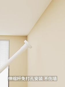 Bathroom Foldable Shower Curtain No Drilling Waterproof Mildew Resistant Invisible High-end Toilet Partition Shower Bath Dry and Wet Separation