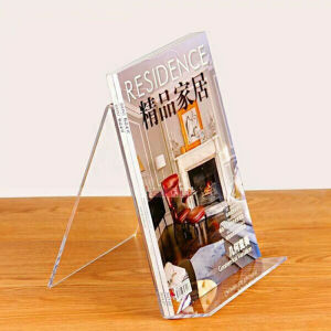 Acrylic Bookends Shirt Display Stand Conference Xinhua Bookstore Crystal Glass Cultural Supplies Business Storage Display