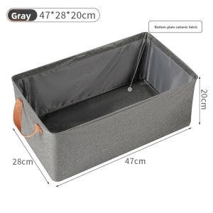 MONLEYTA | Large Capacity Oxford Cloth Foldable Clothes Storage Box Home Wardrobe Clothing Organizer Box Fabric Storage Solution