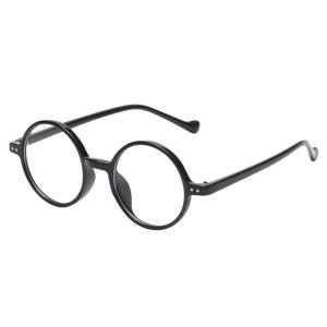 MoJon | High Myopia Prescription Small Frame Black Retro Round Frames