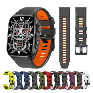 20 มม.22 มม.กีฬานาฬิกาสําหรับ COLMI C8 Max สายซิลิโคนสร้อยข้อมือ COLMI i28 Ultra/M42/ v75 /V73/I31/P73 นุ่ม Watchband Correa
