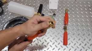 KONVERTER CONVERTER KONEKTOR CONNECTOR ADAPTOR SAMBUNGAN PENYAMBUNG PENGHUBUNG NEPEL THREAD DRAT M14 14 MM 14MM MALE TO MALE COWO KE COWO DARI SELANG JET CLEANER MESIN STEAM KE STICK STIK SANCHIN QUICK RELEASE KOPLER COUPLER ALAT SEMPROT CUCI MOBIL MOTOR