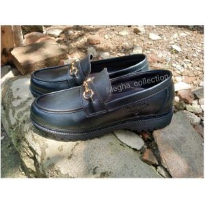 sepatu loafer wanita slip on rantai termurah pantofel wanita sintetis