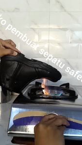Sepatu Safety Kulit Sapi & Keselamatan Kerja