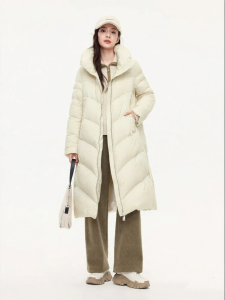 SEIFINI | 90% Goose Down Long Womens Puffer Jacket