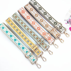 Bag Strap Back Strap Removable Replacement Belt Crossbody Long Shoulder Strap Canvas Embroider Quilted Color Wide Bag Strap Kettle Lanyard