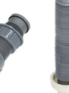 Kitchen Sink Drain Pipe Food Grinder Single Double Slot Thickened Drain Pipe Universal for Kitchen Waste Processor Sink Basin