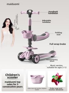 maiduomi | Rideable Scooter for Kids 3-15 Yrs