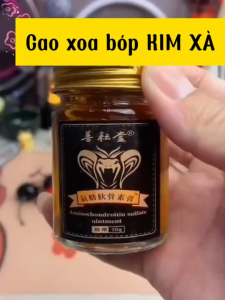 Combo ]10 Hộp] Cao xoa bóp xương khớp KIM XÀ dầu xoa bóp xương khớp hỗ trợ giảm đau nhức tê bì