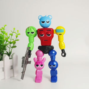 Sprunki Rhythm Box Toy Role Fusion Childrens Day Gift Unboxing Hole Punching Blind Box Plastic Simulation Pretend Play Toys