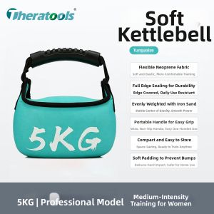Theratools | Safe Soft Rubber Kettlebell for Kids and Youth Strength Training