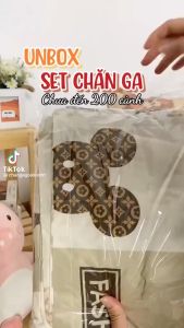 Bộ 3 món ga gối Cotton poly Cao Cấp drap Giường Bo Chun Đủ Kích Thước - có bán lẻ 01 vỏ gối ôm cùng mẫu