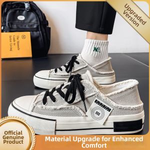 XINLIBU | Breathable Lightweight Soft Bottom Slip-on Canvas Shoes for Men