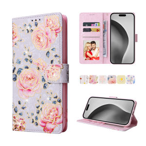 Flip leather cover For Samsung With short lanyard Card Case Coin Purse Case Samsung Galaxy S23 Ultra S24 Plus S24 Ultra S25 Plus S22 Ultra S23 S24 FE S21 Ultra S20 FE S24U S25U Wallet Bag Cases Mobile Phone Shell Casing cards slot case