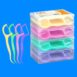 30/50pcs Fruit-Flavored Dental Floss Disposable Floss Orthodontic Floss Stick Oral Hygiene Teeth Whitening