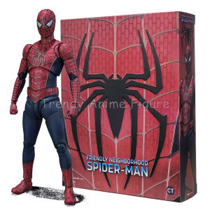 Bandai | CT Spider-Man Action Figure SHF Tobey Maguire Figurine No Way Home Spiderman The Friendly Neighborhood Figure Movable Model Toys