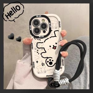 Ghost Design Phone Case Full Cover Protection for Apple 15 iPhone14promax New Model 13pro Soft 12mini for Men And Women Max Anti-Fall 6S 7 8plus