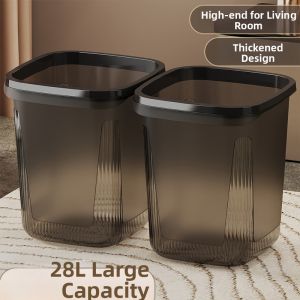 MANJIELI | High-Aesthetic Large Home Trash Bin