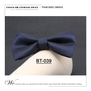 Adjustable Pre-tied Bow Tie For Men Purple Black Yellow Dots Stried Double Fold Bow Ties Waterproof Wedding Business Bowtie