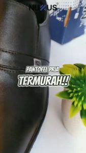 Sepatu Pantofel Formal Pria Nukus Hitam dan Putih - B02 M GB