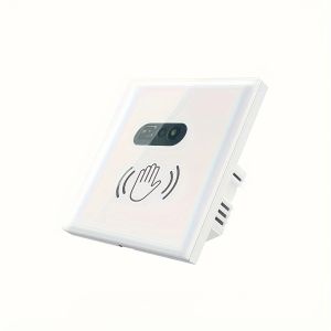 COLOROCK 1pc Wall Light Switch Infrare IR Sensor No Need Touch EU UK 220V 110V Glass Screen Panel Electrical Power On Off Lamp