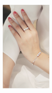 Set Perhiasan Emas Whitegold Trilogy Shine Collection Kadar 10 Karat Toko Mas Jawa